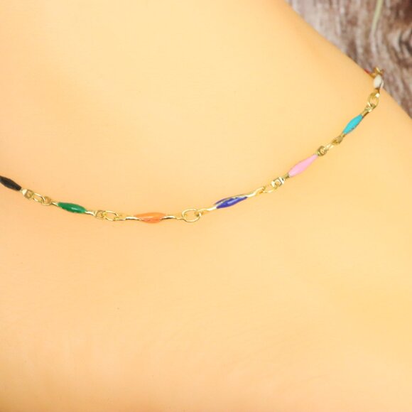 Dainty Anklet for Women – Elegant Everyday Jewelry & Perfect Gift | MLCRC1841 - Picture 4 of 10